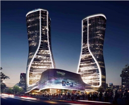 杭州來(lái)福士電動(dòng)窗簾案例